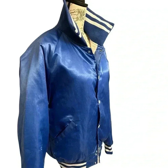 VINTAGE Holloway  Bomber/Varsity Jacket - Picture 12 of 13